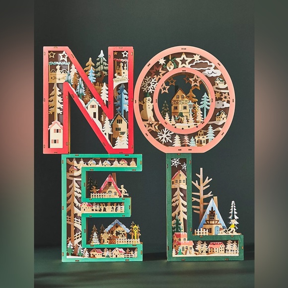 New Wonderland Scene Monogram Letter E By Anthropologie!!🔥🔥🔥 - Picture 3 of 16